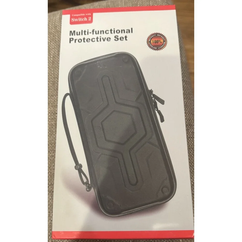 New Black Nintendo Switch 2 Multi Functional Protective Set Case