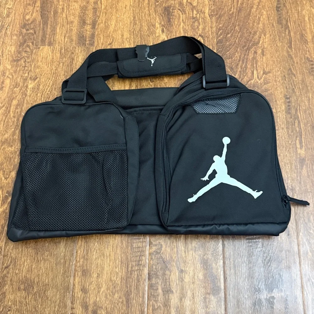 Jordan black duffel