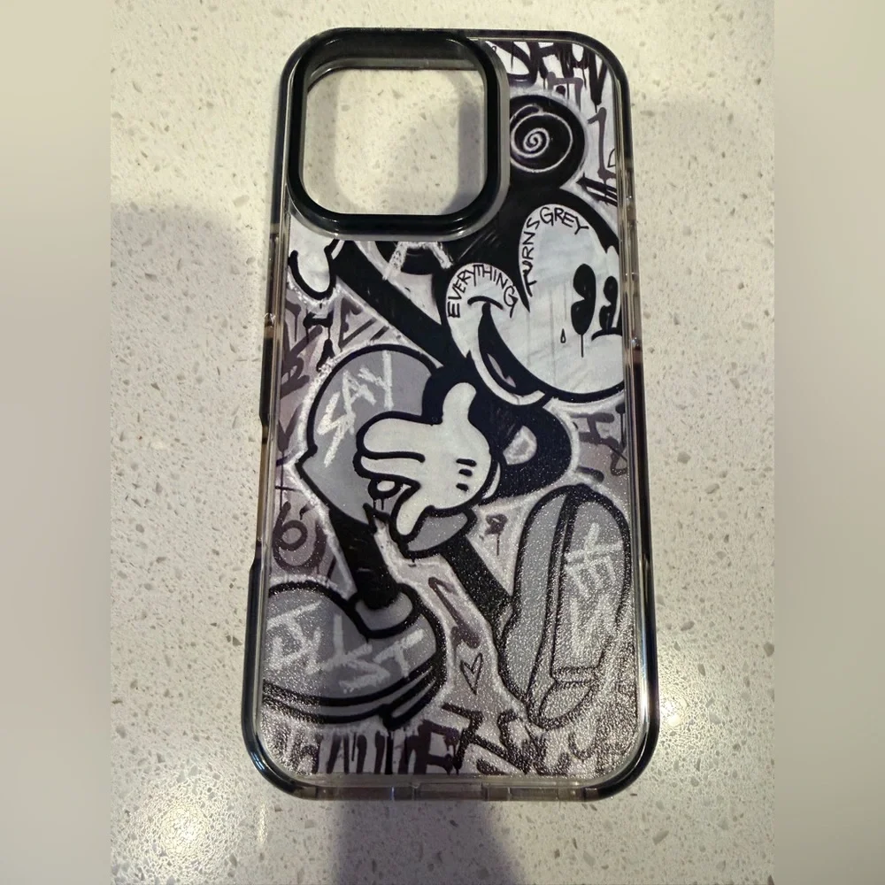 Graffiti Mickey Phone Case iPhone 16 Pro