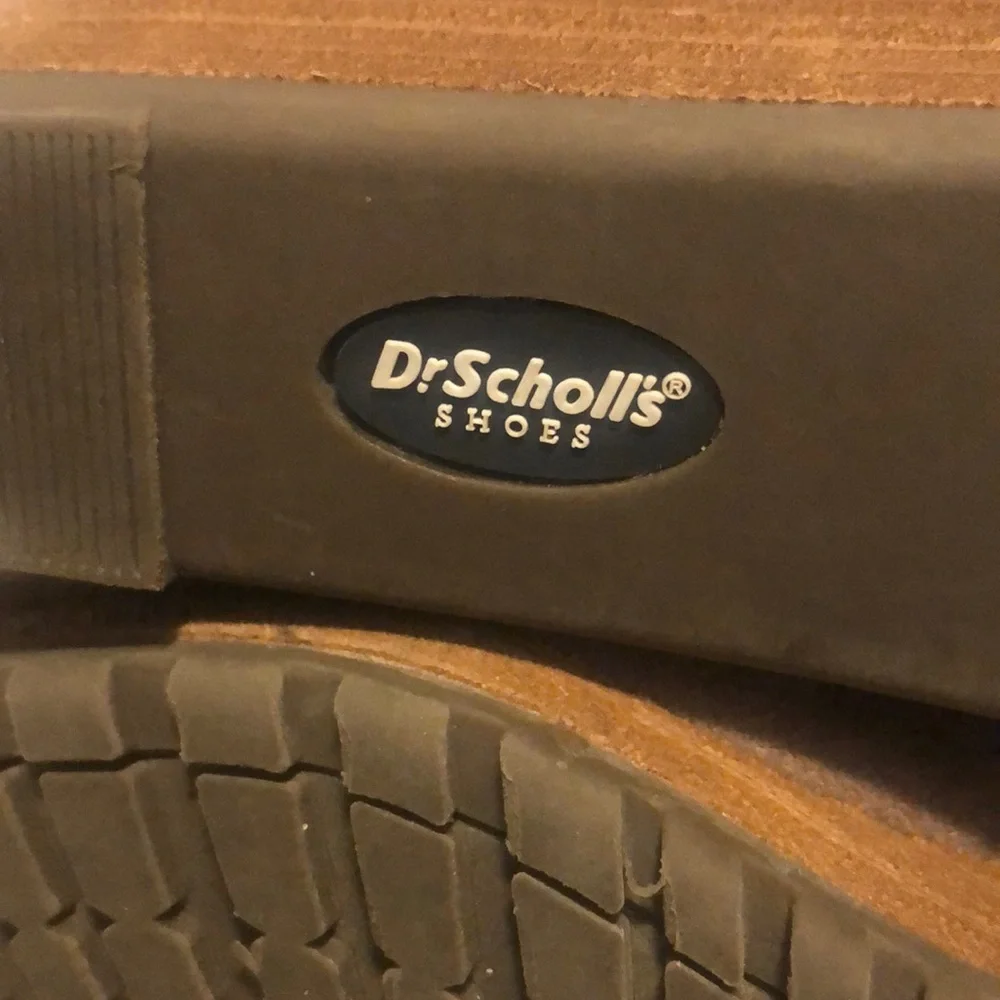 Dr. Scholl's Dynasty Tan Faux Suede Wedge Bootie -