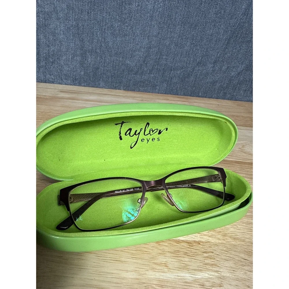 Taylor Eyes Kellie Eyeglasses 51-16-135 Womens Wine Red Full Rim Frames Only