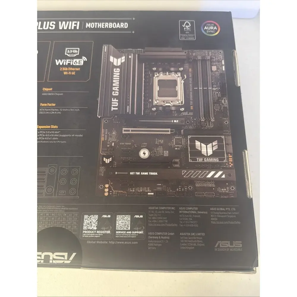 ASUS TUF Gaming B650E-PLUS WIFI ATX AM5 DDR5 PCIe 5.0 Motherboard NEW
