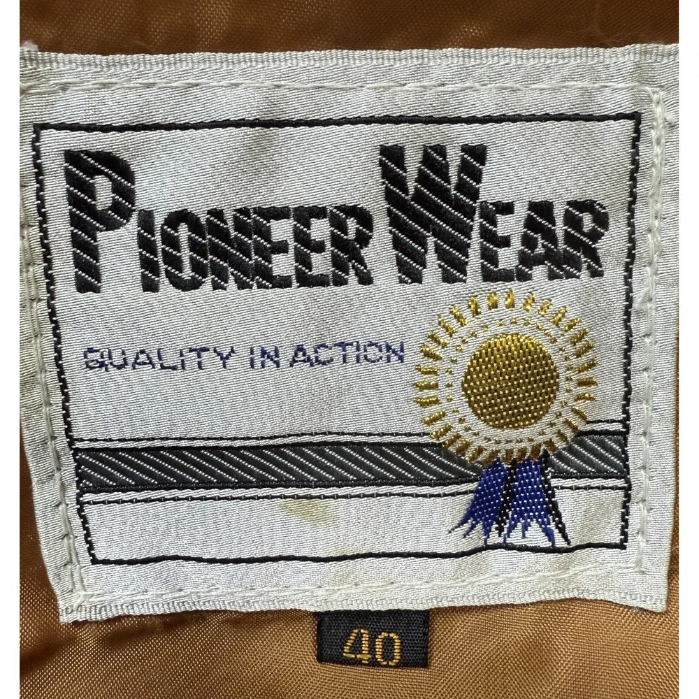 Pioneer Wear *****clothing measurements
