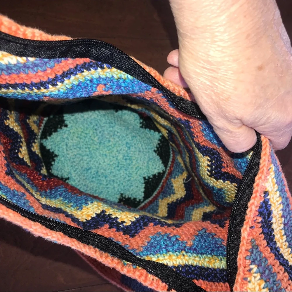 Boho Hippie‎ Bucket Bag Purse Colorful