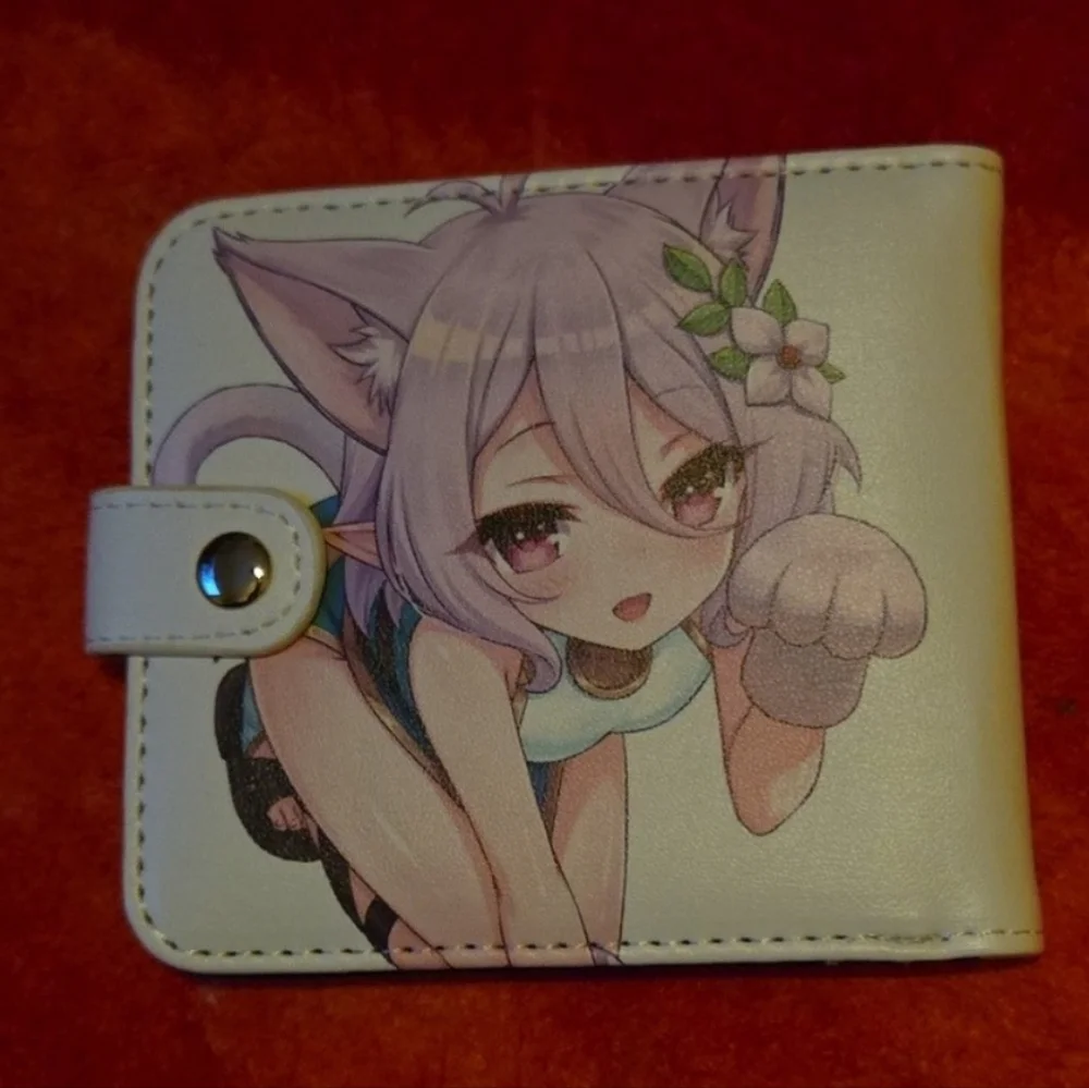 New princess connect re dive anime manga leather wallet