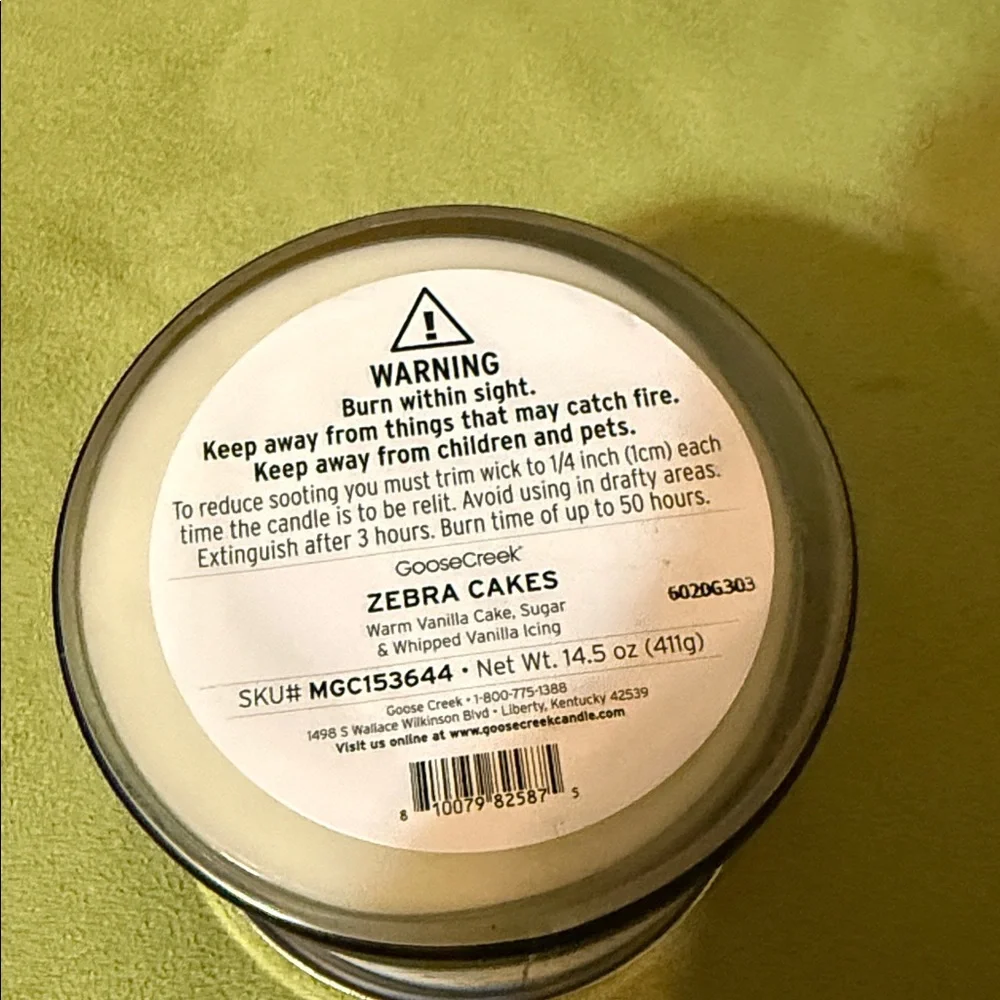 Goose Creek soy wax