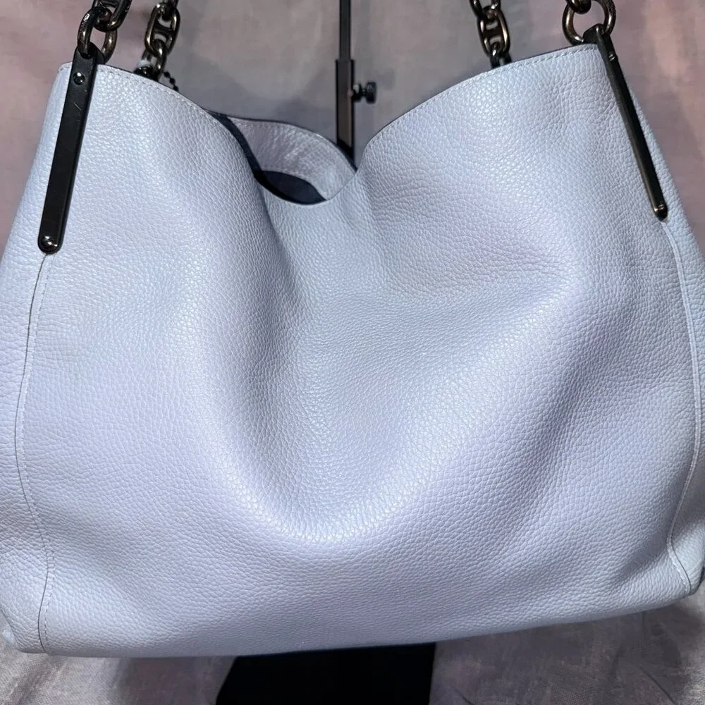Coach 3-Compartment Satchel in Stunning Light Blue 💙👜