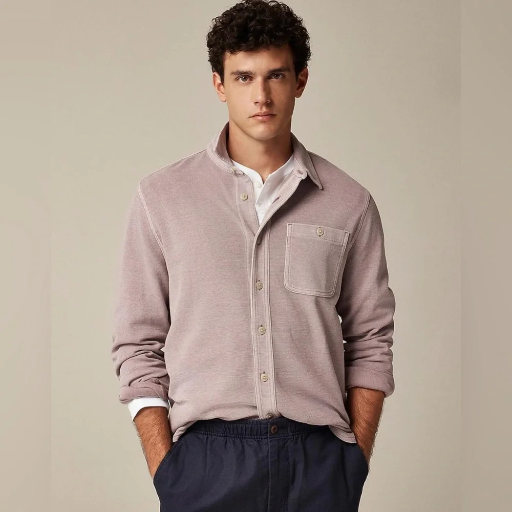 J.Crew NWOT Cotton waffle shirt
