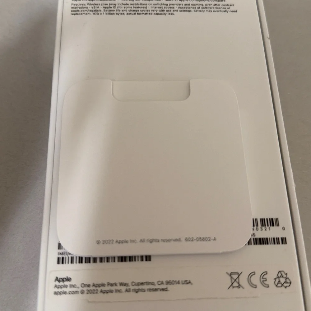 Apple box only…