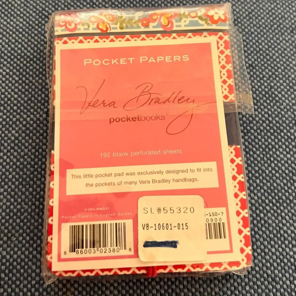 Vera Bradley Note Pad NWT