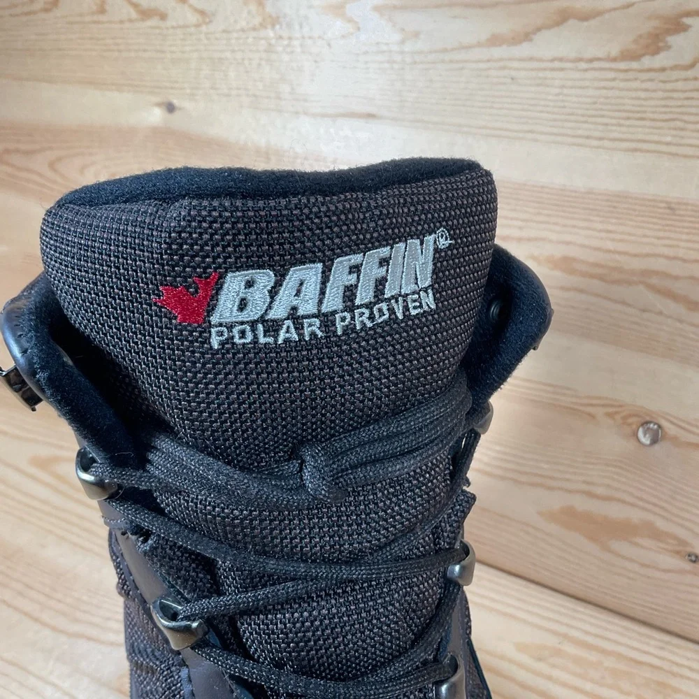 Baffin Edge Winter Boot Men's 8 Brown/Black Insulated Lace Up Polar Proven -40