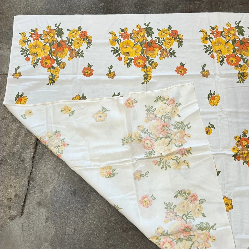 vintage tablecloth you cloth handmade