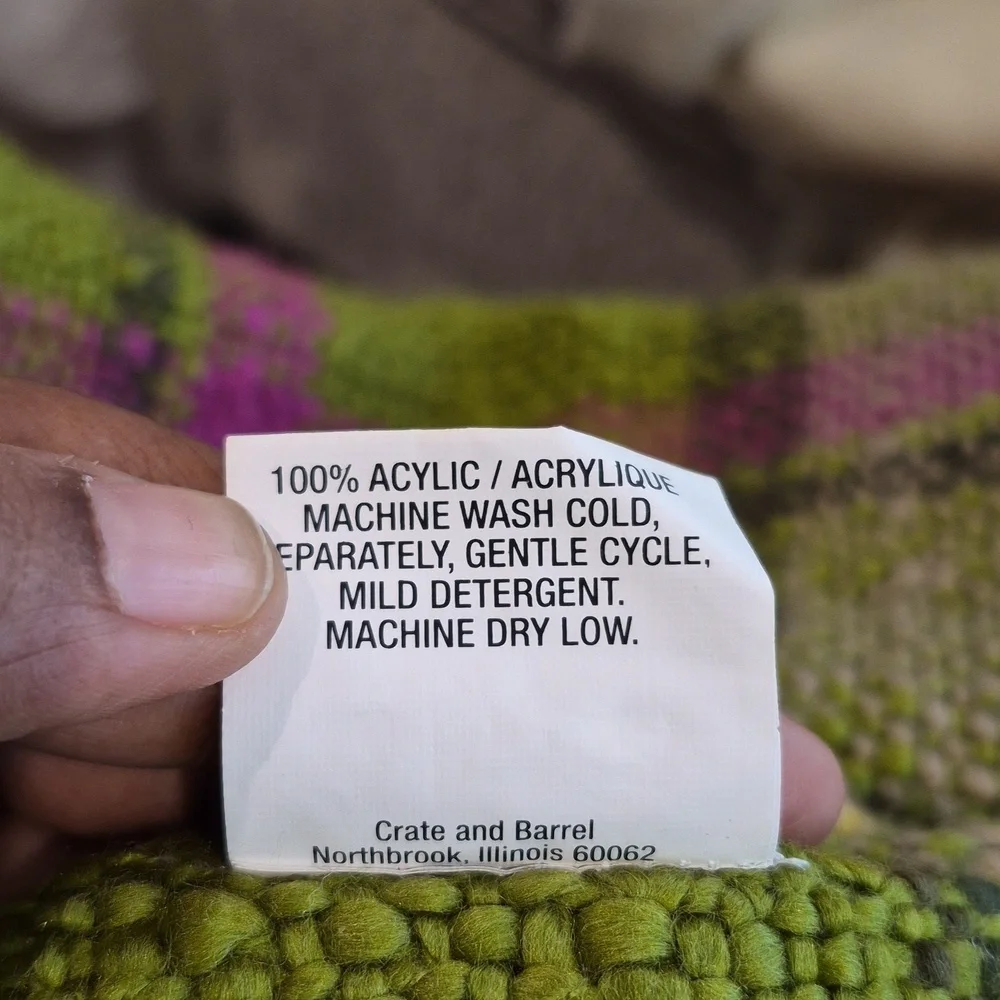 Crate&Barrel blanket crate