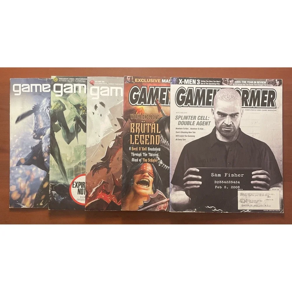 Lot of 5 Game Informer Magazines #153, 175, 208, 211, 335