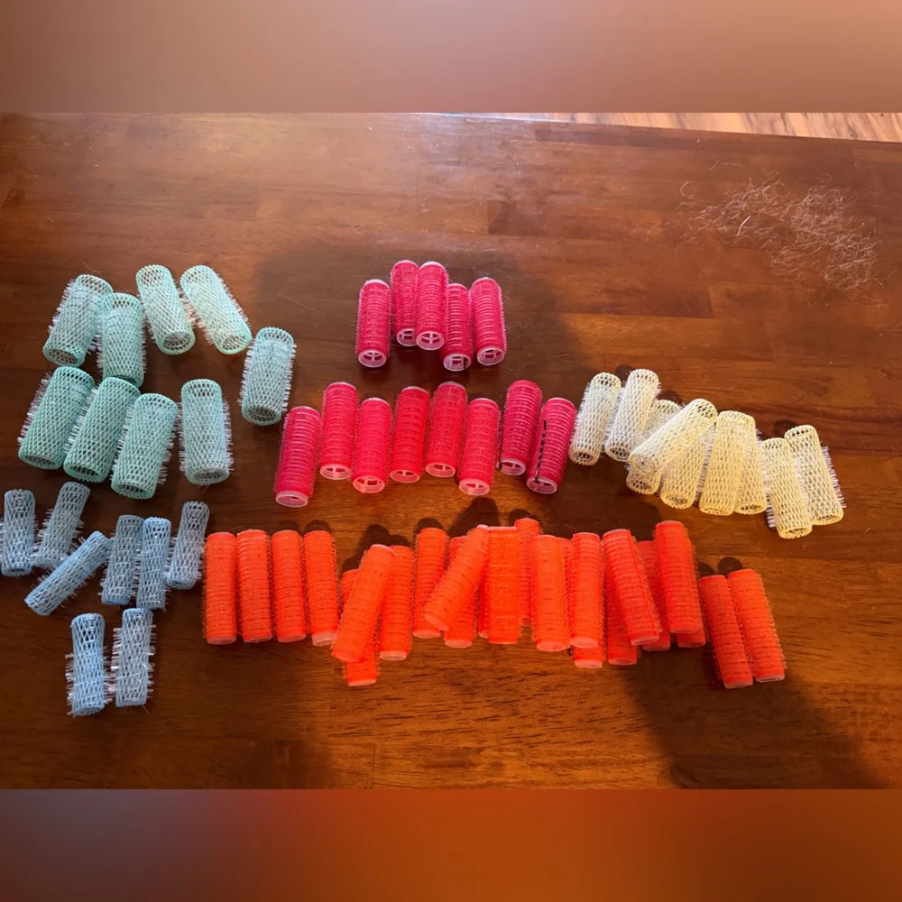 Annie’s Colorful Hair Rollers Set 5 different sizes X small to medium