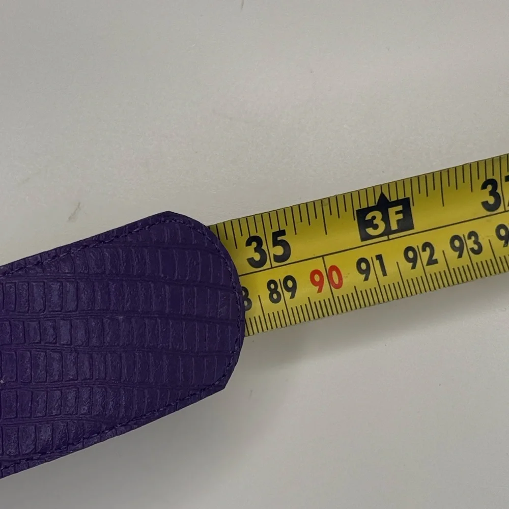 Vintage purple leather