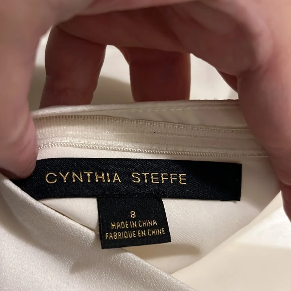 Cynthia Steffe waist inseam cream