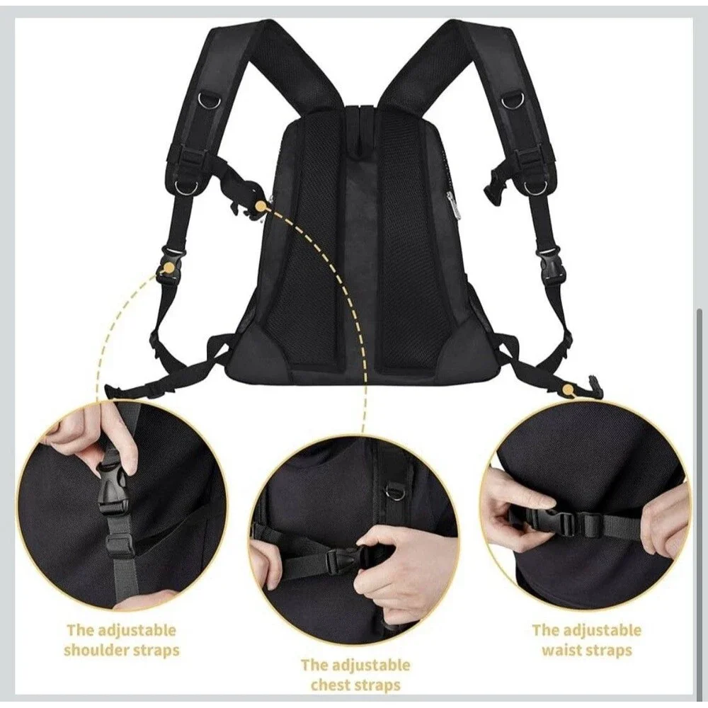 Pet Dog Carrier Backpack Small Dog Front Backpack Ventilated Mesh Dog Travel ...