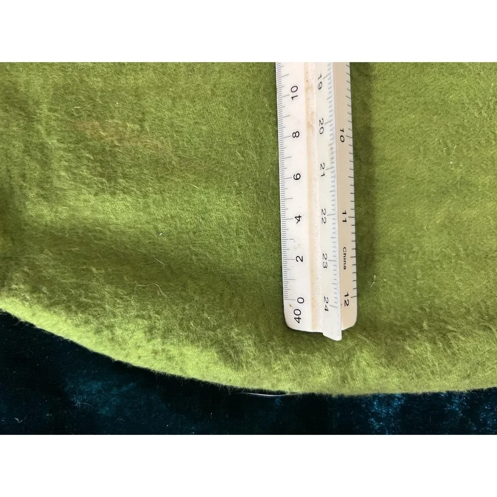 As Is-light Staining-4 Pc. Set Vintage Tiffany And Co. New York Green Felt Bags