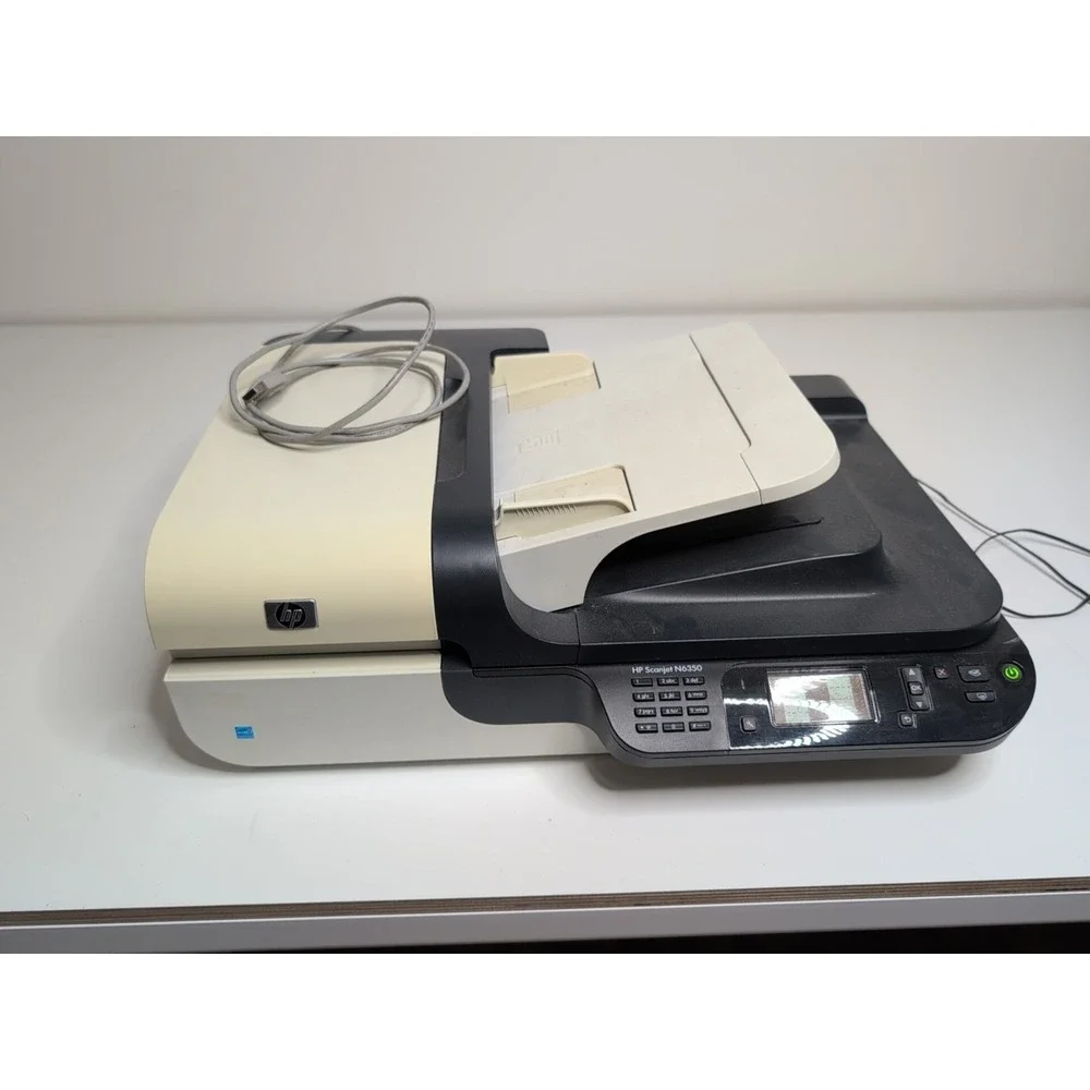 HP ScanJet N6350 Flatbed ADF Duplex CCD USB Ethernet Network
