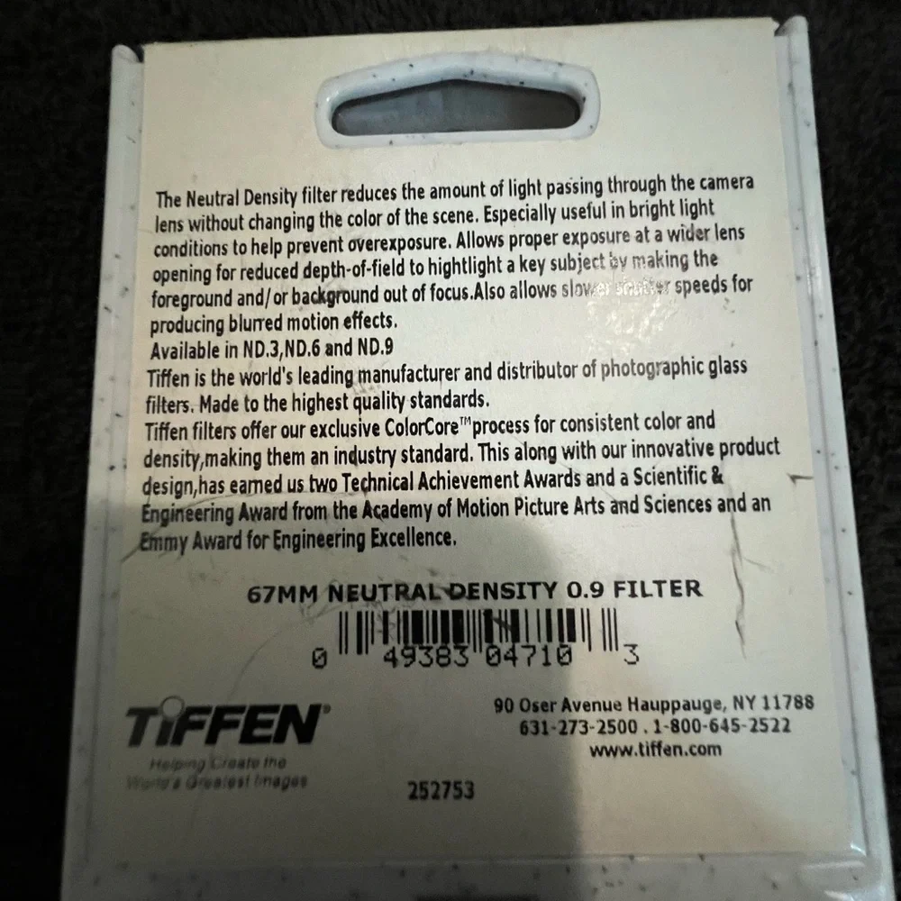 Neutral Density Filter - Black
