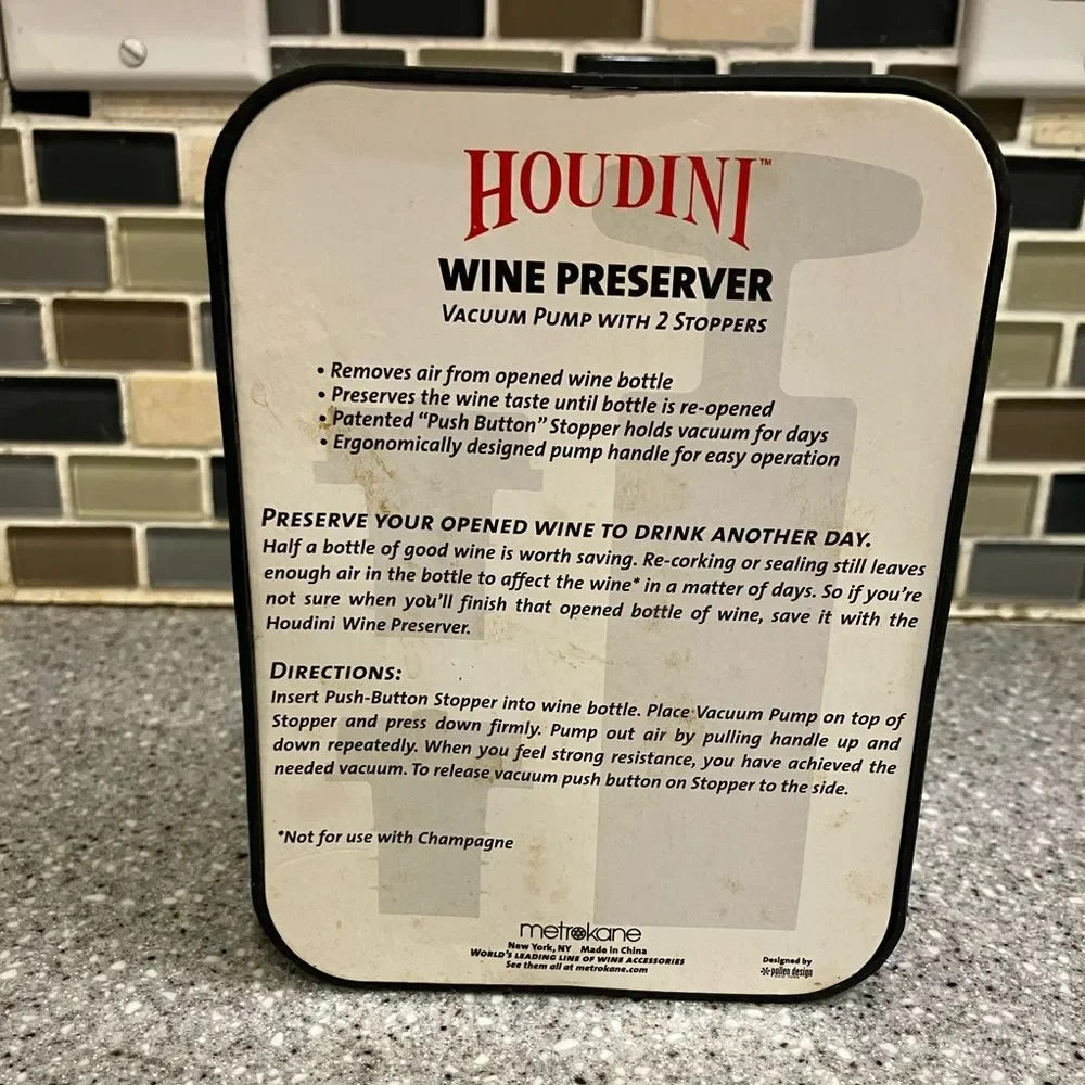 Houdini this wine