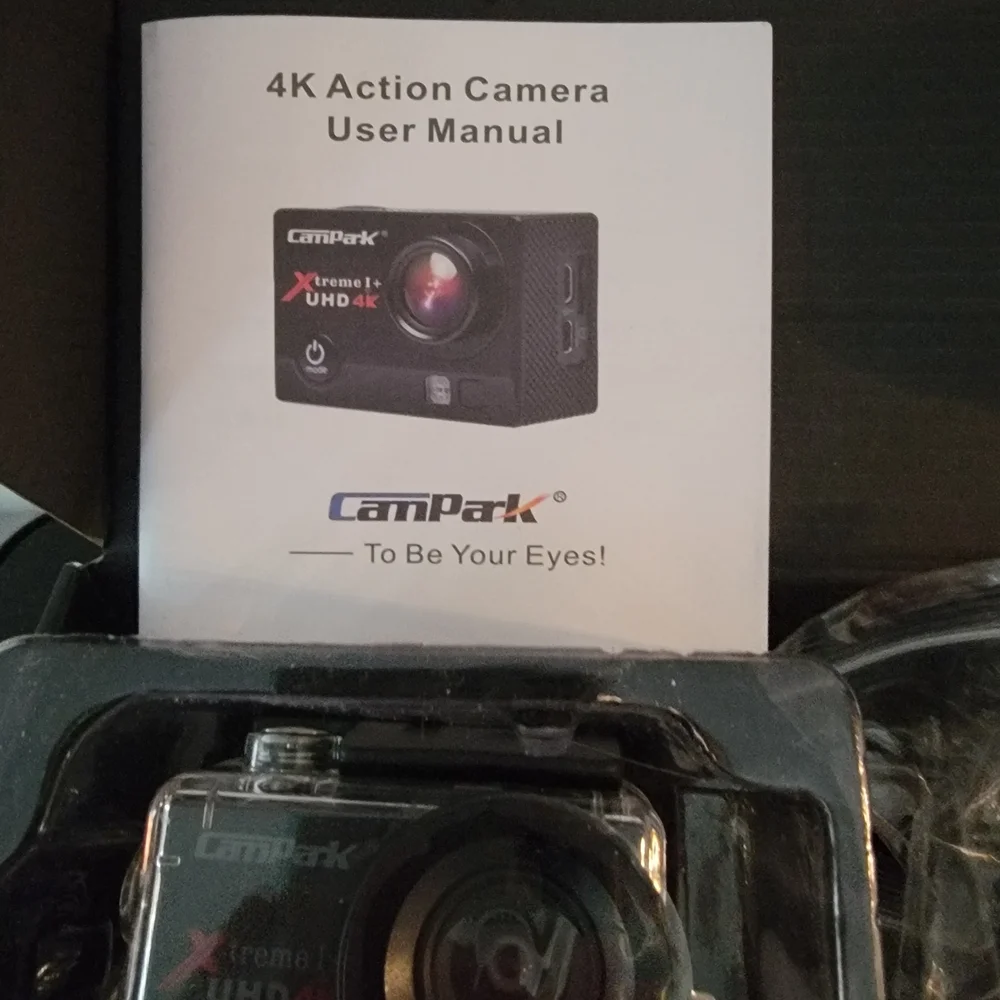 CamPark Action Underwater Camera (Black) With Accesories