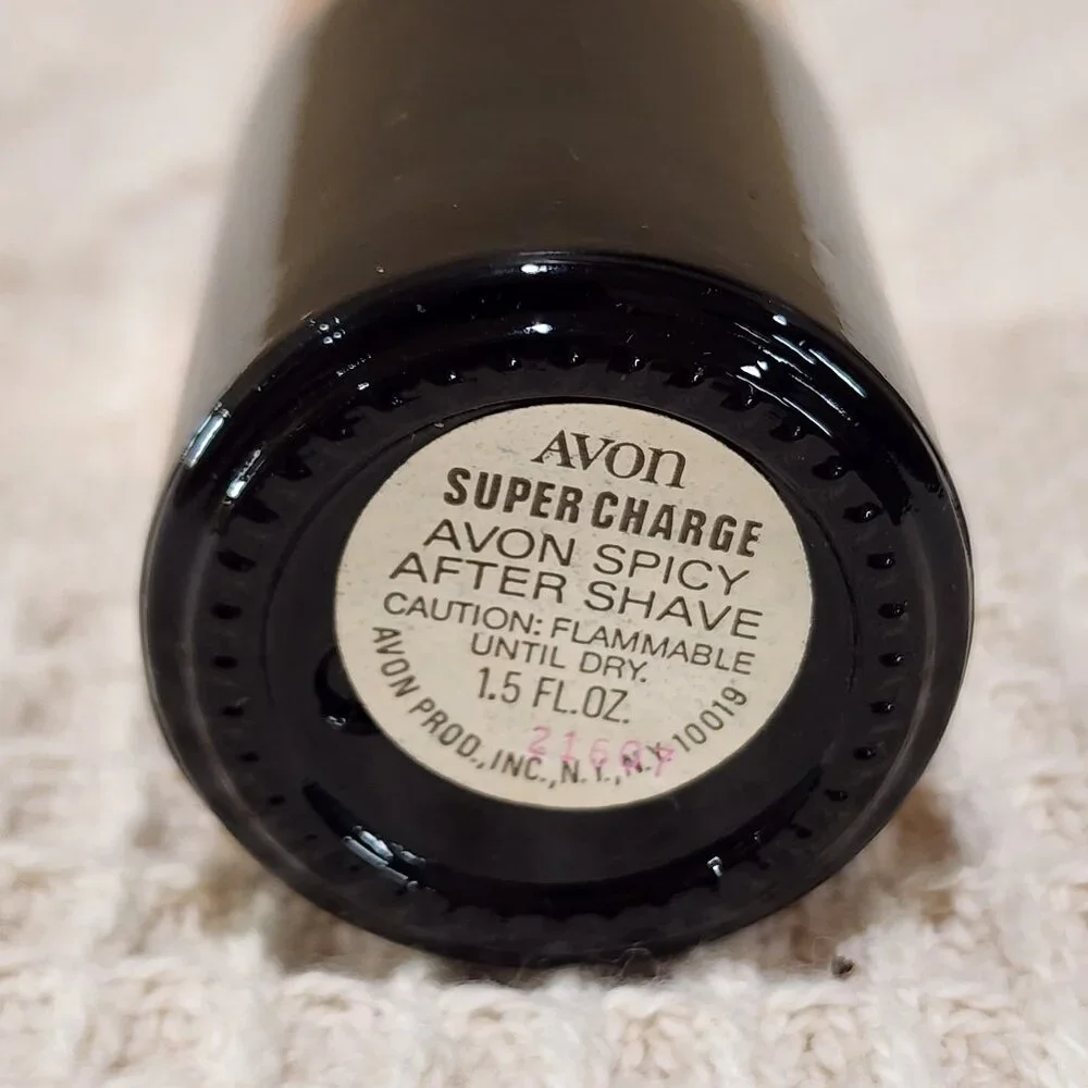 Vintage Avon SUPER CHARGE DURACELL BATTERY Empty Collectible Bottle Decor