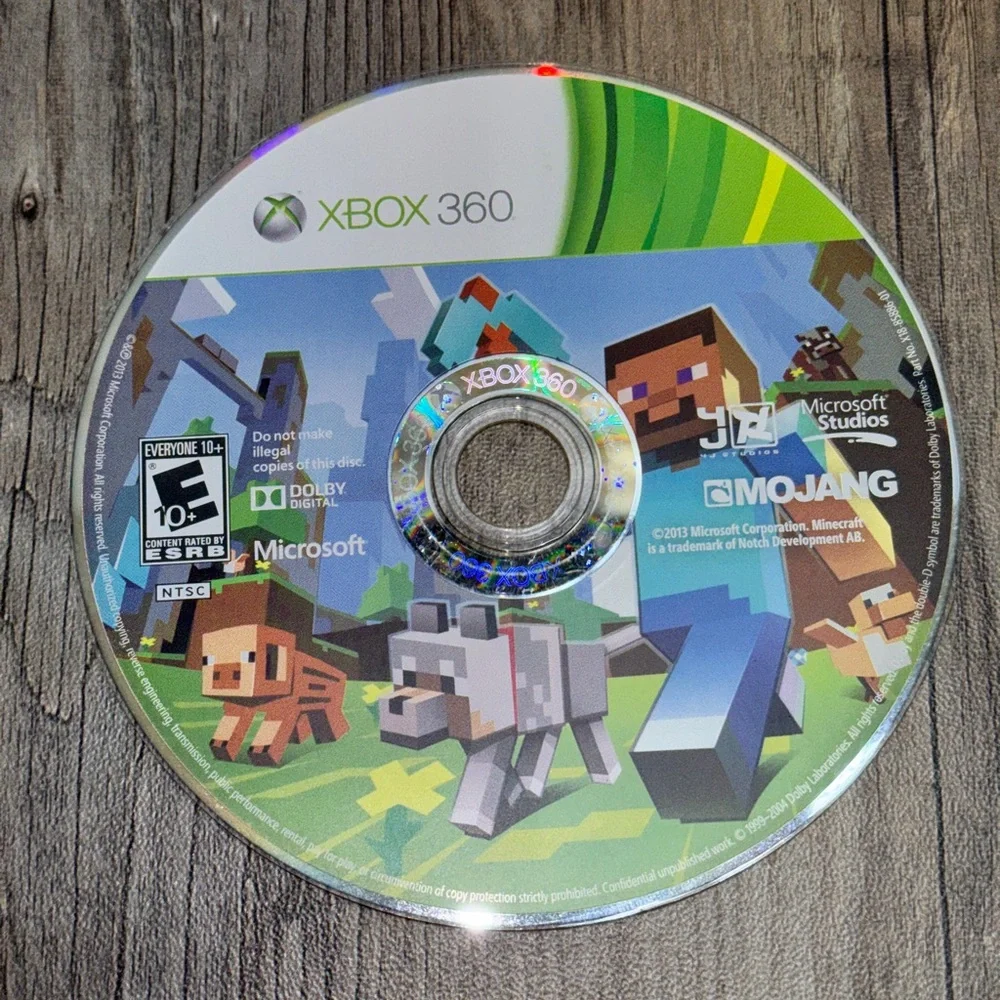 Minecraft - Xbox 360 Edition (Microsoft Xbox 360) Mojang Disc Only