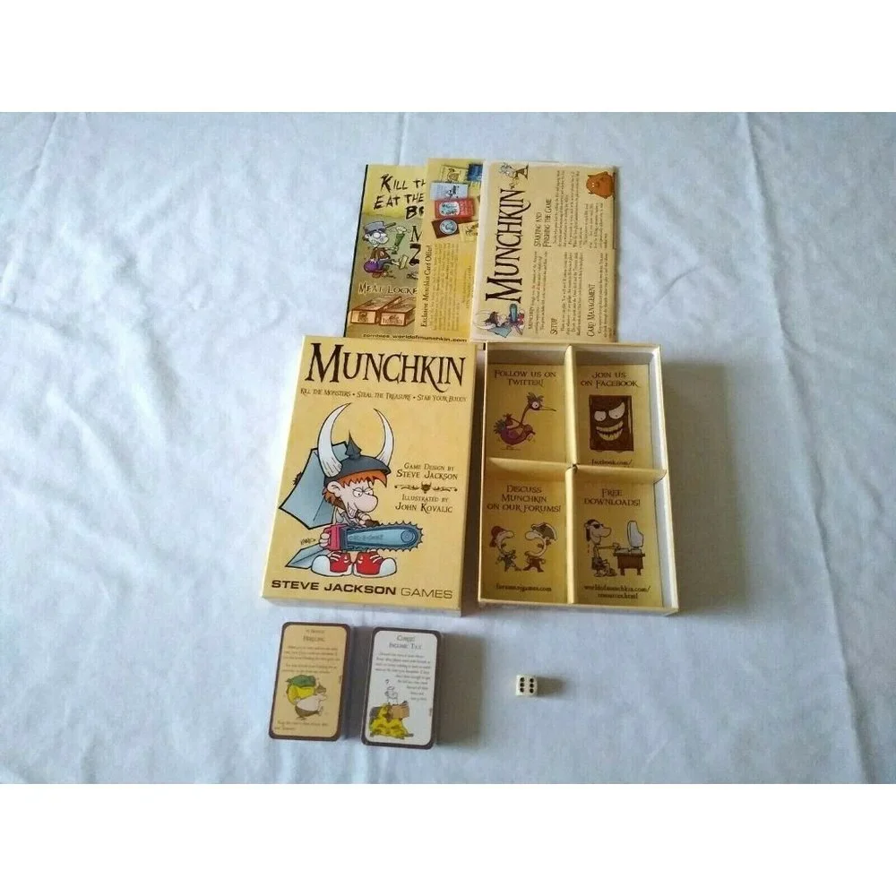 Steve Jackson Games SJG1408 Munchkin Card Game 1st Edition 24th Printing‎