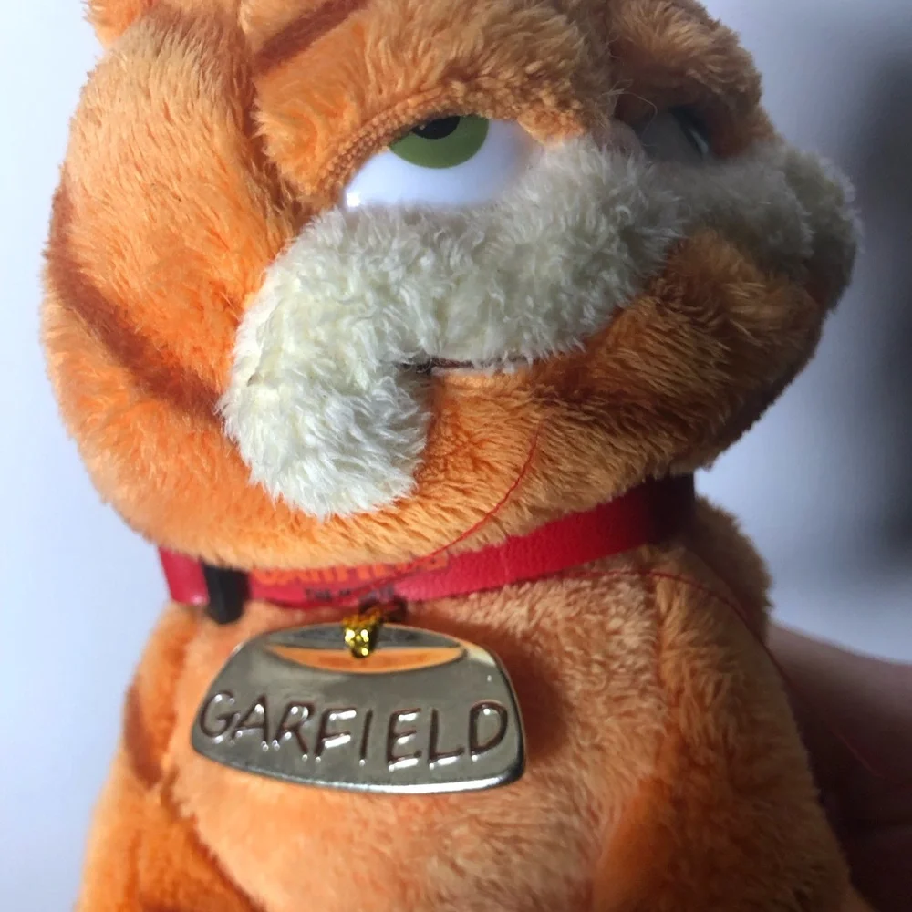 TY Beanie Babies Garfield stuffed animal plush with original tag.
