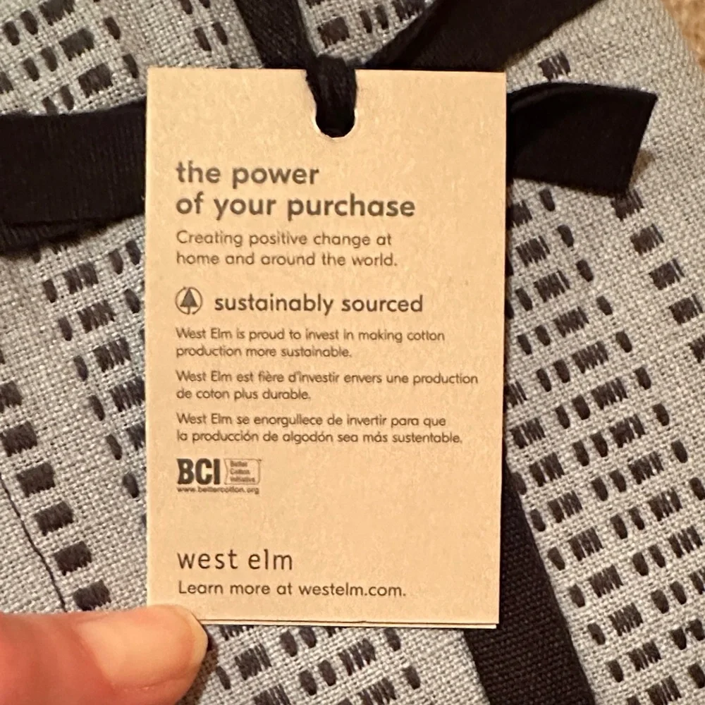West Elm set cloth
