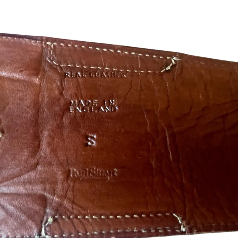 Paul Stuart Brown Leather Women's Belt