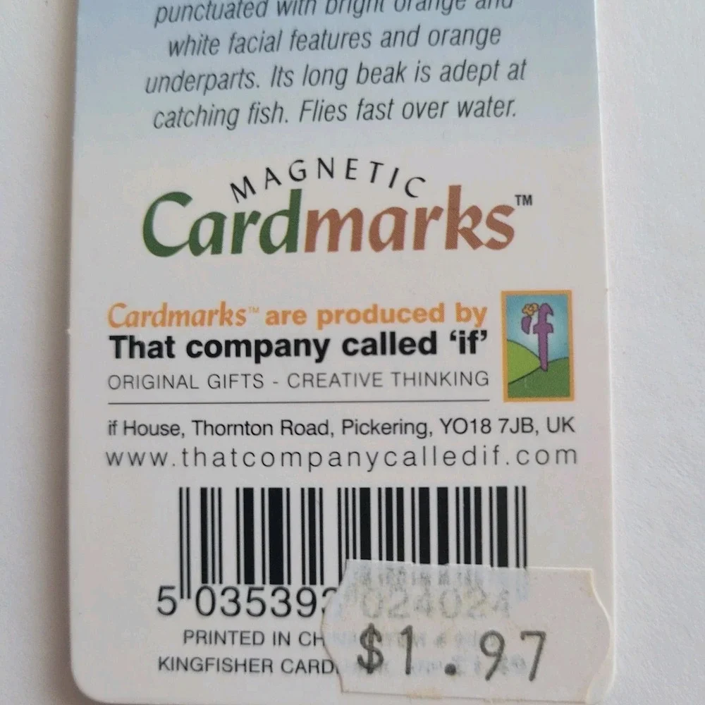 that company called if cardmarks kingfisher