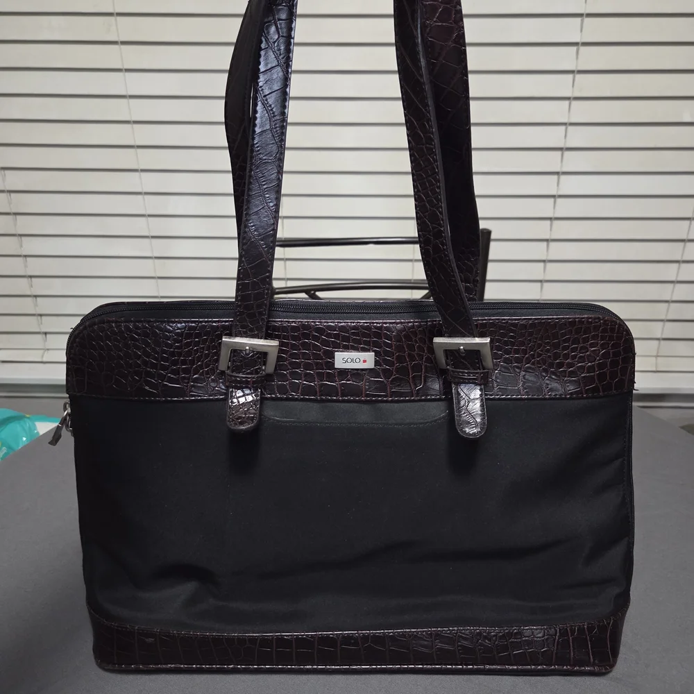 Solo Black and Brown Men's Bag