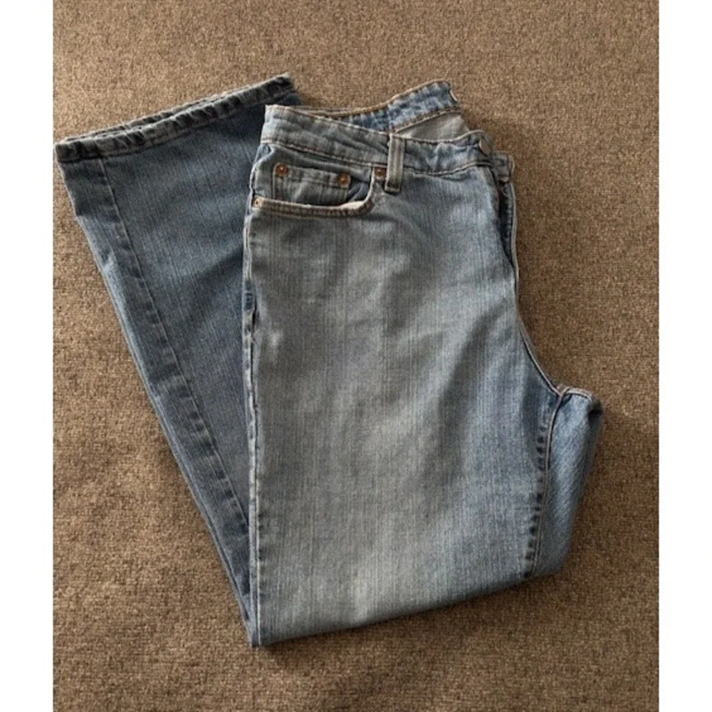 Levi's 515 Bootcut Jeans Women's 18M Blue Stretch Denim Mid Rise Classic