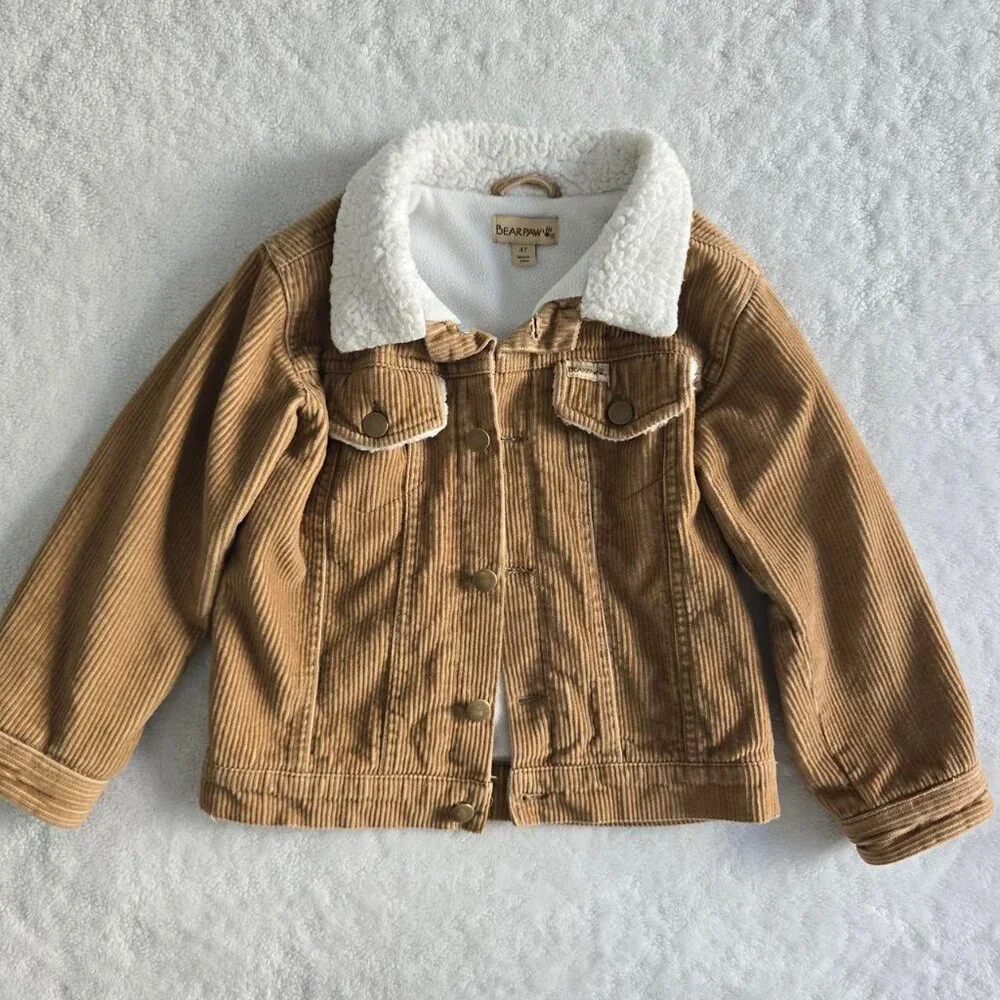 Kids Corduroy Jacket w/ Sherpa Lining
