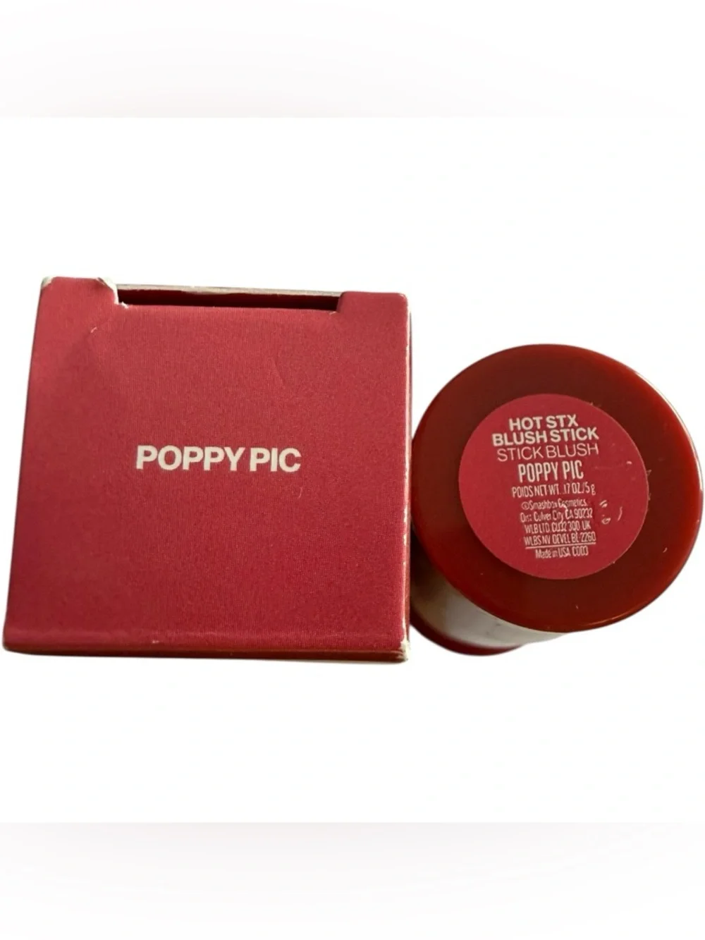 Smashbox Hot STX Blush Stick Poppy Pic Cream Blush 5g New Limited Edition