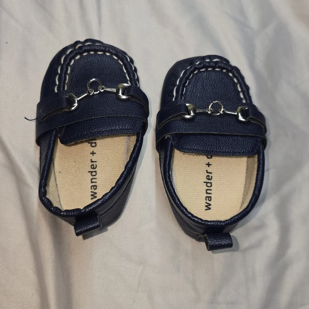 Wander + Dream Baby Boys Loafers Prewalker Moccasin Crib Shoes