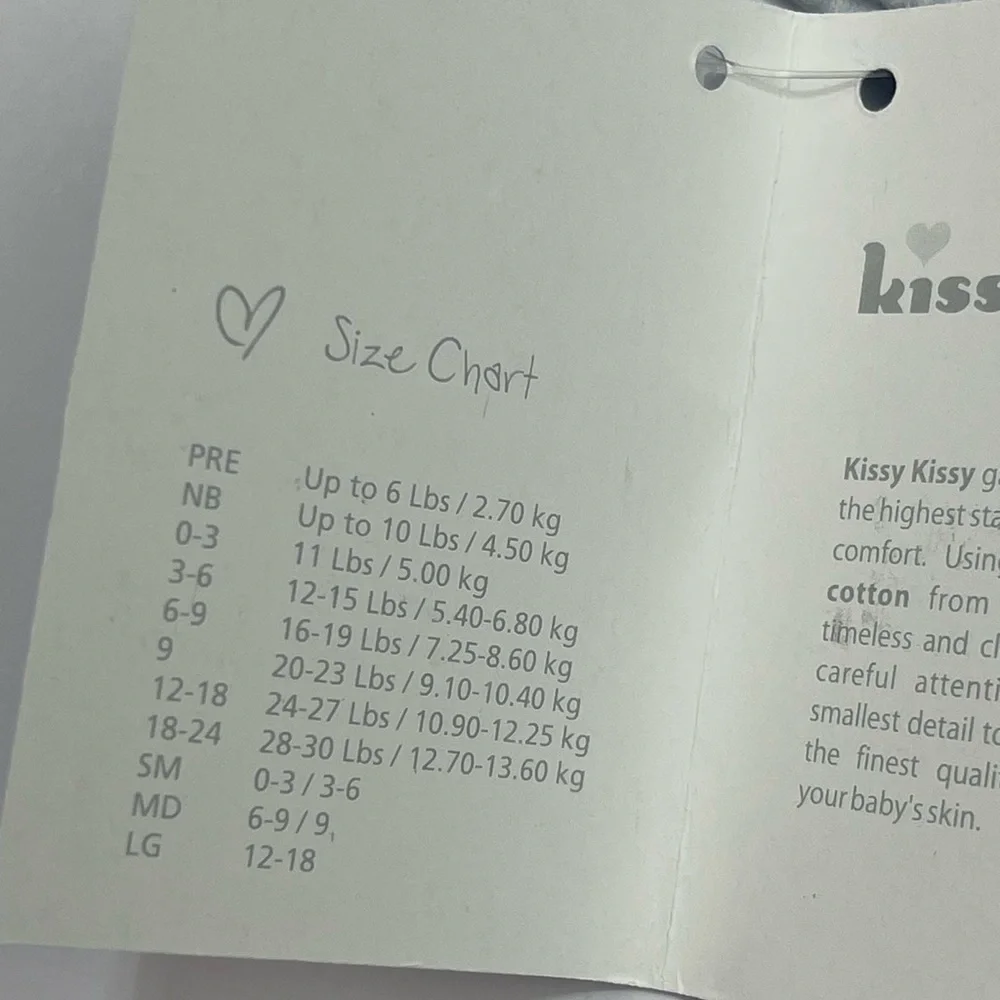 Kissy Kissy perfect new