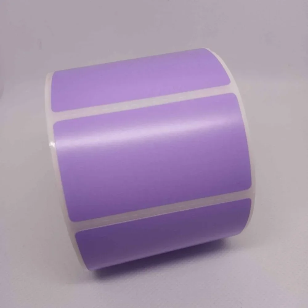 Handmade white purple