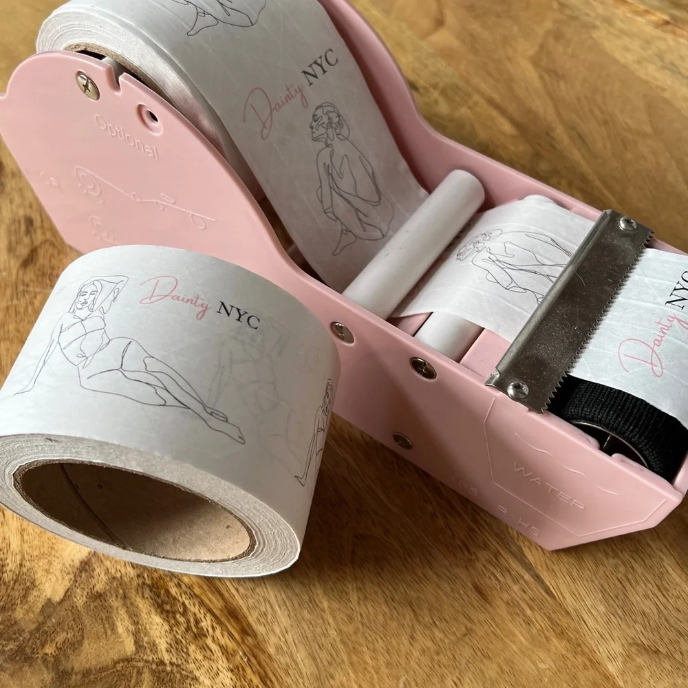 Water-Activated Tape Dispenser for Kraft Paper Tape (1″–4″)