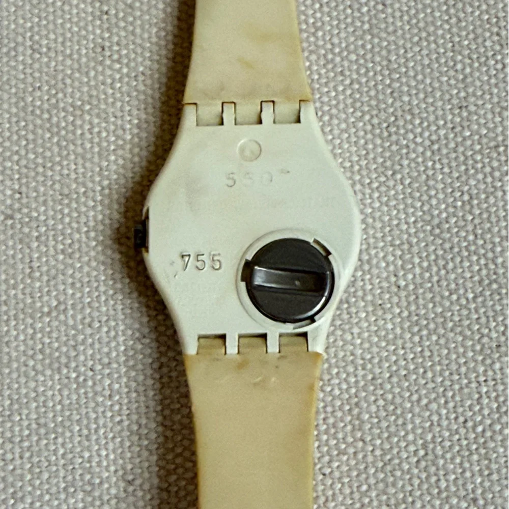Swatch featuring white
