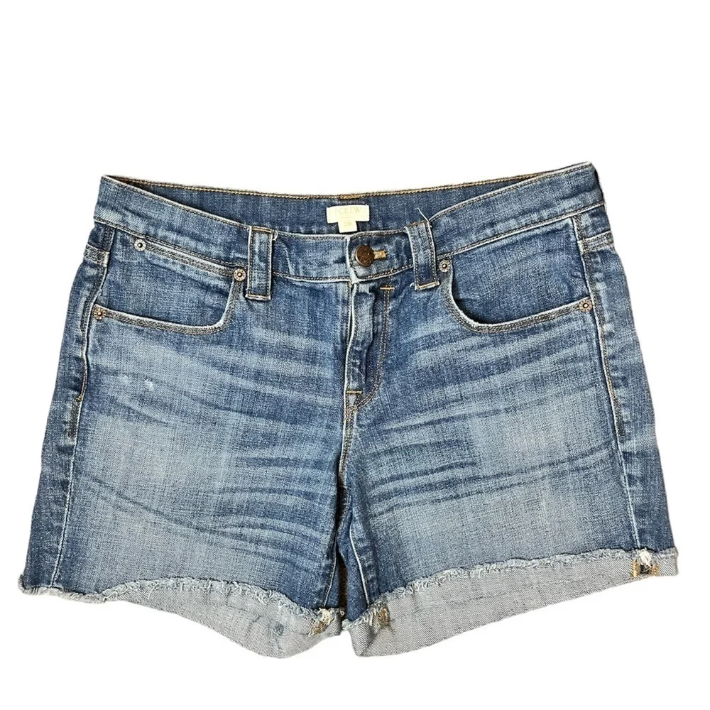 J.Crew Womens Cut Off Denim Shorts Size 28
