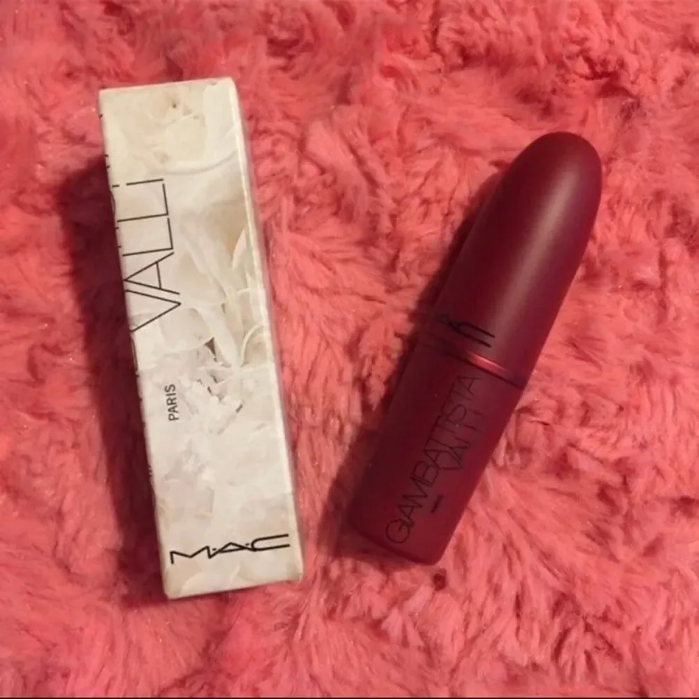 MAC Cosmetics Charlotte Lipstick New Dark Red Limited Edition
