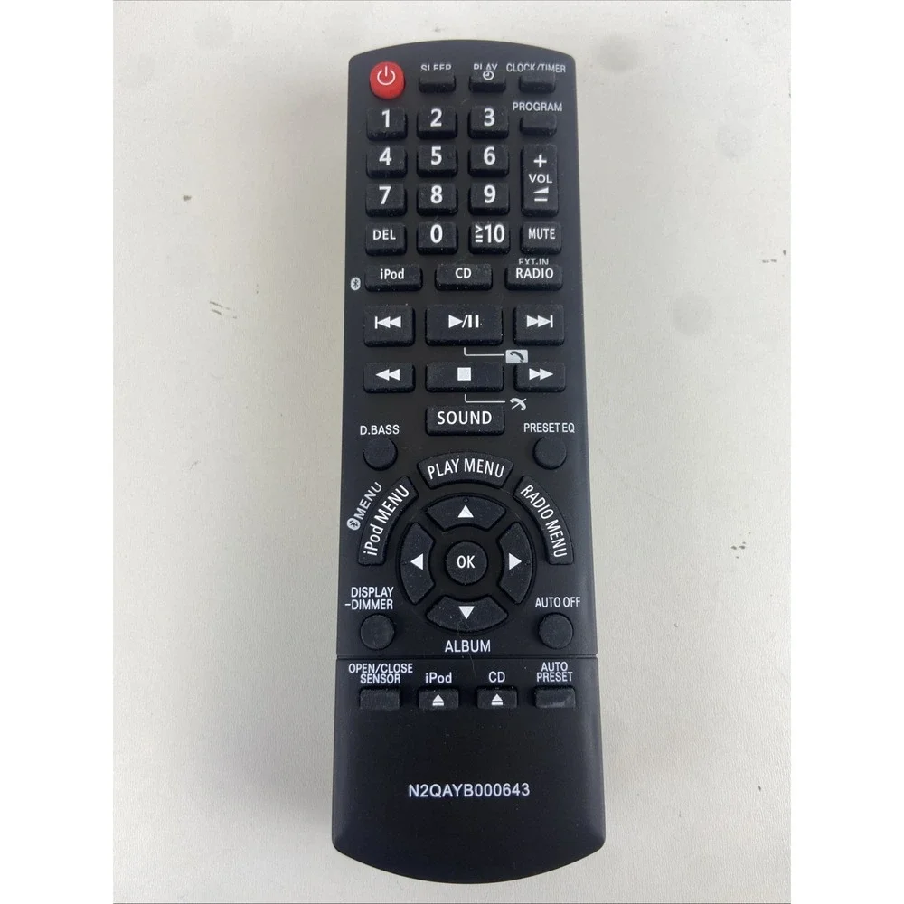 N2QAYB000643 Replace Remote Control for Panasonic SC-HC55 SC-HC55DB SC-HC55DBEBK