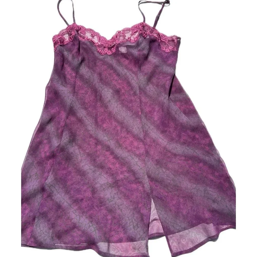 Vintage Victoria’s Secret PINK Babydoll Y2K Lace Blouse Tank Top Women’s Sz XS