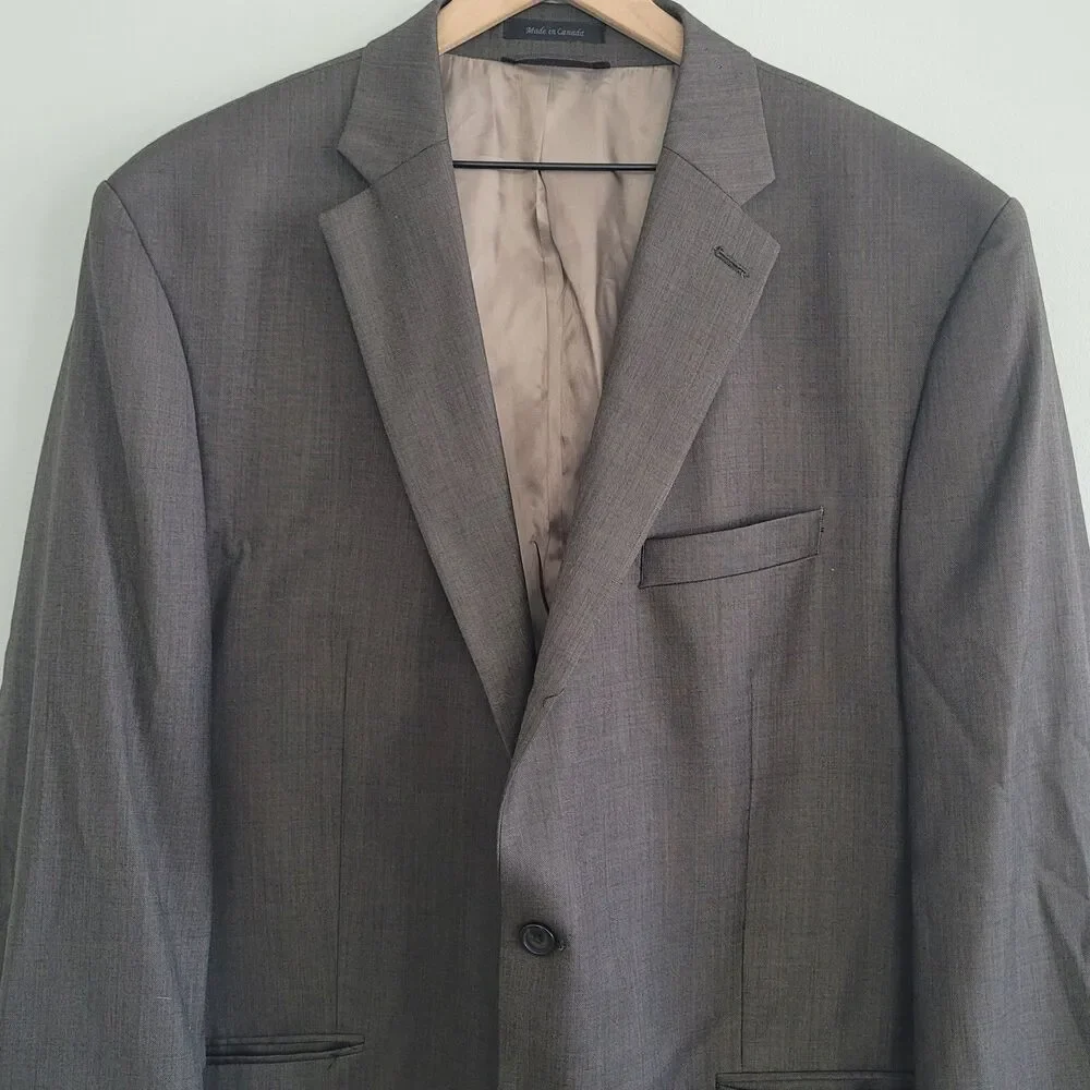 Lauren Ralph Lauren 100% Wool Blazer Sport Coat Suit Jacket Olive Green Mens 50L