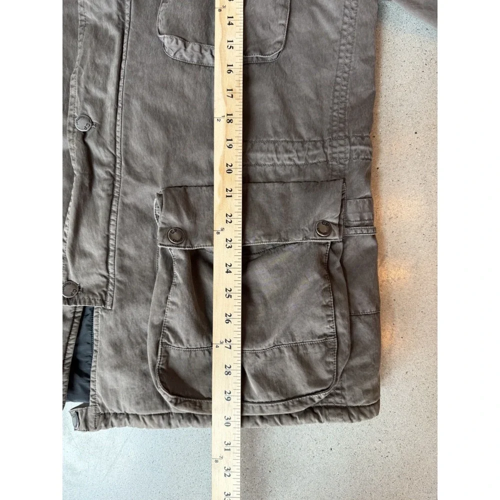 C.P. Company Men's 52 L Field Jacket Brown Italy Quilted Lined Utility Chore