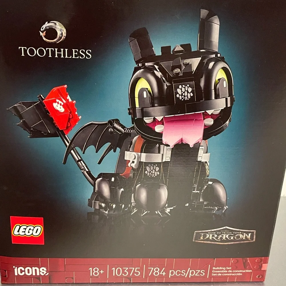 LEGO How to Train Toothless Dragon 10375 784Pcs 18+ NIB Sealed
